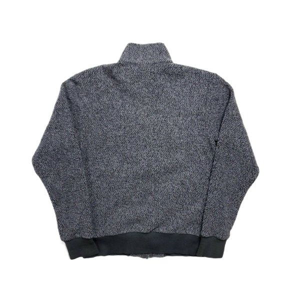 Patagonia Full-Zip WOOL Pile Fleece Sweatshirt - Grey Small Recycled Wool - Picture 3 of 6